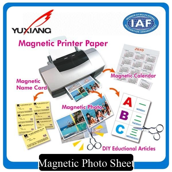 Inkjet Magnetic Printer Paper Printable Magnetic Paper Vivid Color Output Inkjet Magnetic Printer Paper Printable Magnetic Paper Vivid Color Output