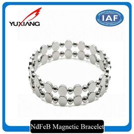 Metal Expandable Magnetic Therapy Bracelet Fashion NdFeB IOS9001 Certification