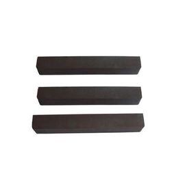 Personalized Permanent Ferrite Bar Magnets , Hard Ferrite Magnets Charcoal Grey