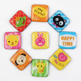 Epoxy Cute Refrigerator Magnets , Rubber Fridge Magnets Washable And Durable