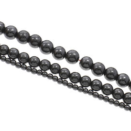 Natural Black Magnetic Hematite Jewelry , Magnetic Necklace Jewelry Permanent Type