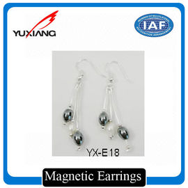 Elegant Magnetic Therapy Jewelry Earring With Spring Closure Systems