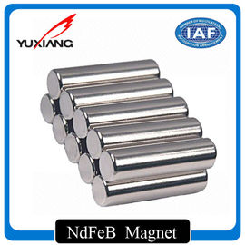 Permanent Neodymium Custom Made Magnets Radial Magnetizing Silver Color