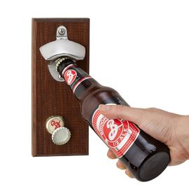 Permanent Type Magnetic Cap Catcher Metal Beer Bottle Opener Small Size